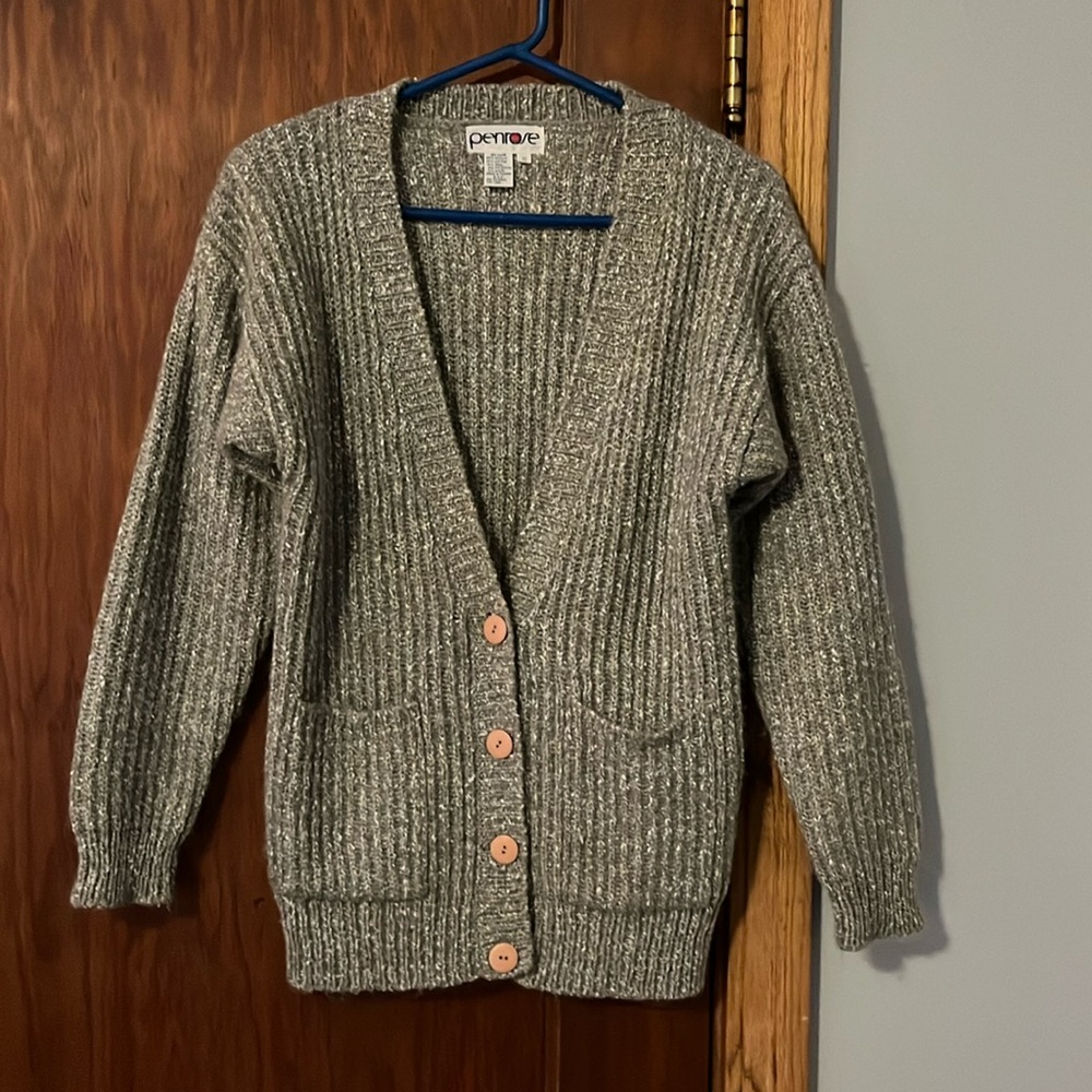 Vintage Wool Chunk Cardigan